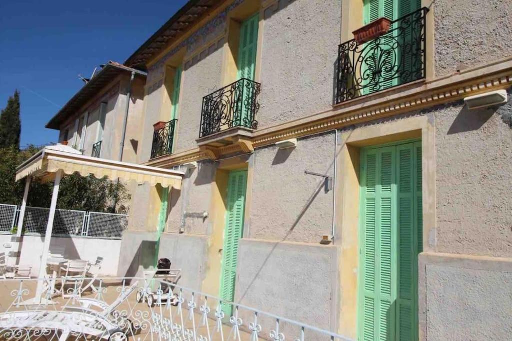 Villawoho Spacious Terraces, Panoramic Seaview In Quiet Area Menton